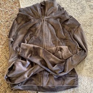 Velour zip up